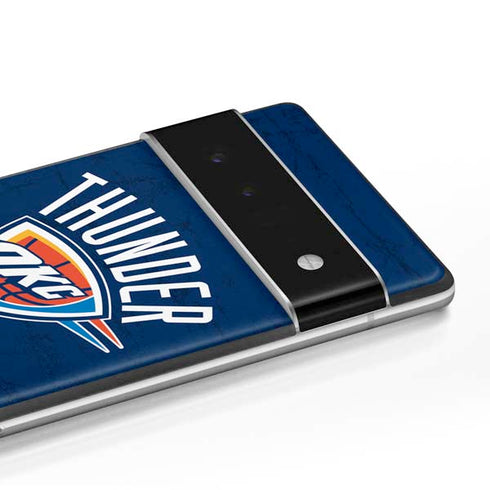 NBA OKC Thunder Distressed Google Pixel 6 Pro Skin